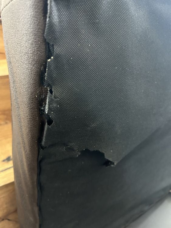 Massiver Holzesstisch aus Eiche mit Stühlen 8