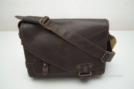Aunts & Uncles Büffelledertasche braun