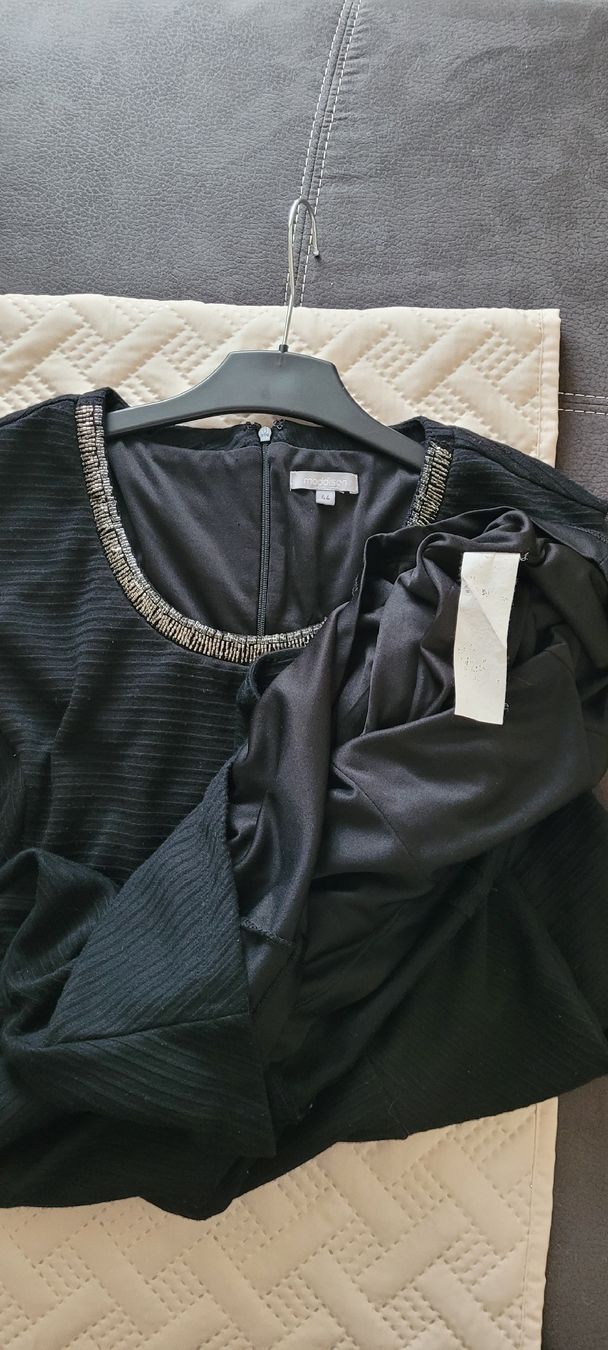 Maddison Vestiti: Élégante robe noire Maddison taille 46 – Nuovo (secondo la descrizione) da Vevey venduto da x_y_f 3