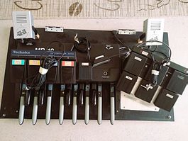 Technics MIDI-Fusscontroller / Basspedal-Board mit Licht