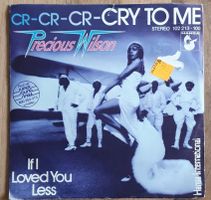 Precious Wilson CR-CR-CR-CRY TO ME Single Vinyl
