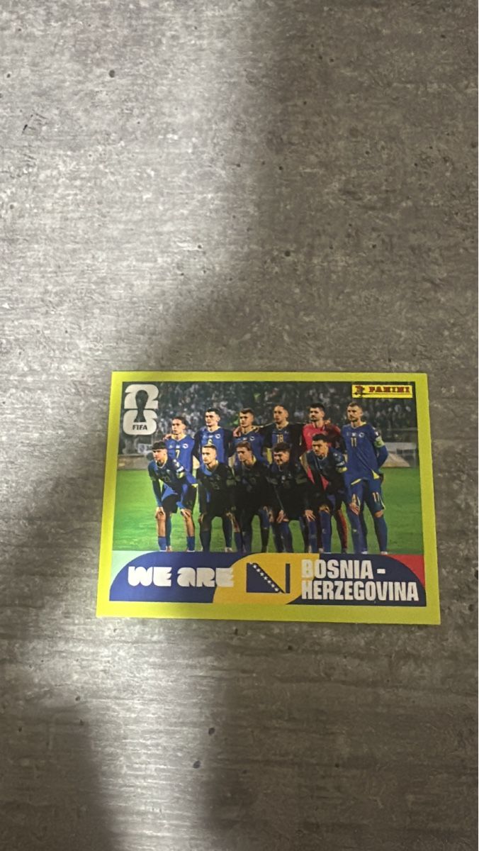 Panini Carte collezionabili: BIH 13 , FIFA WORLD CUP 2026 PANINI – Nuovo (secondo la descrizione) da Frauenfeld venduto da 1PegPeg1
