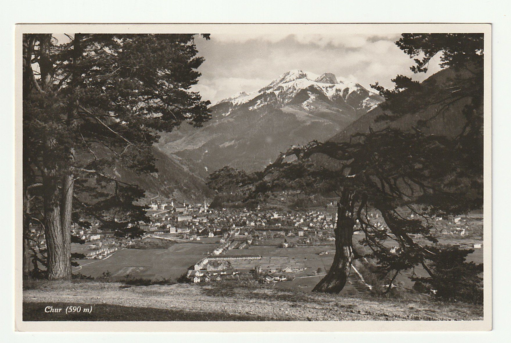Cartoline postali: Ansichtskarte Chur Graubünden 1937 – Usato da St. Gallen venduto da Ricardo_Deals