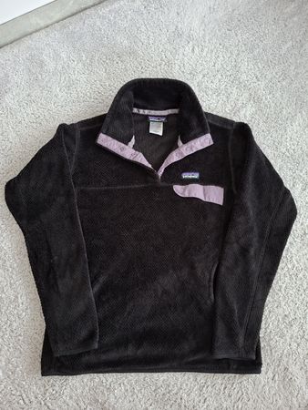 Pull Patagonia polaire noir femme taille L bon état