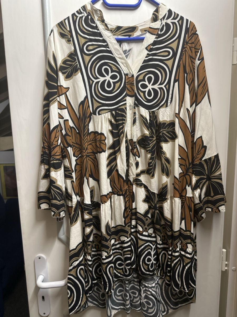 Vestiti: Kleid gemustert beige braun schwarz Gr 40 – Nuovo (secondo la descrizione) da Baltschieder venduto da YmroBe
