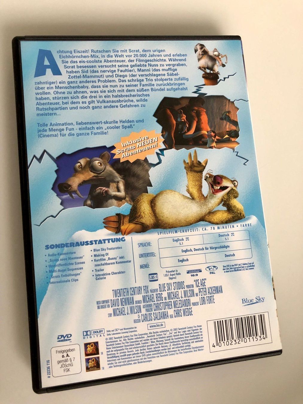 Tutti i DVDs: DVD - ICE AGE – Usato da Gommiswald venduto da Aloha.Spirit 1