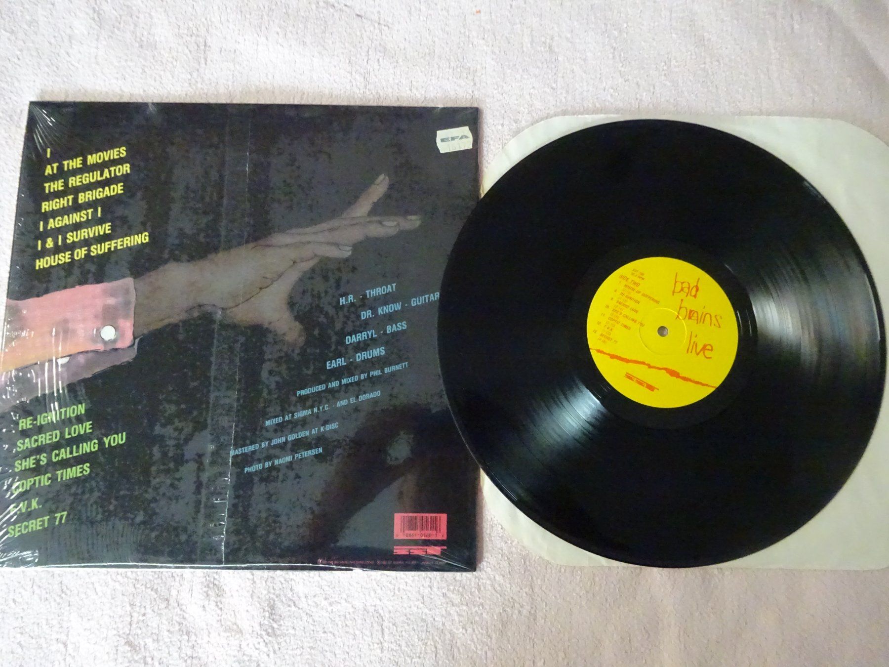 Dischi in vinile: BAD BRAINS  **  LIVE  **  EXCELLENT – Usato da Luzern venduto da xrayspex99 3