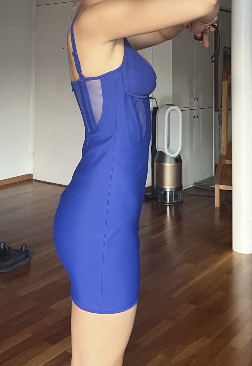 Mugler Kleider: Blue mini dress MUGLER x H&M collaboration – Neu (gemäss Beschreibung) aus Zürich von eli_t8nw 5