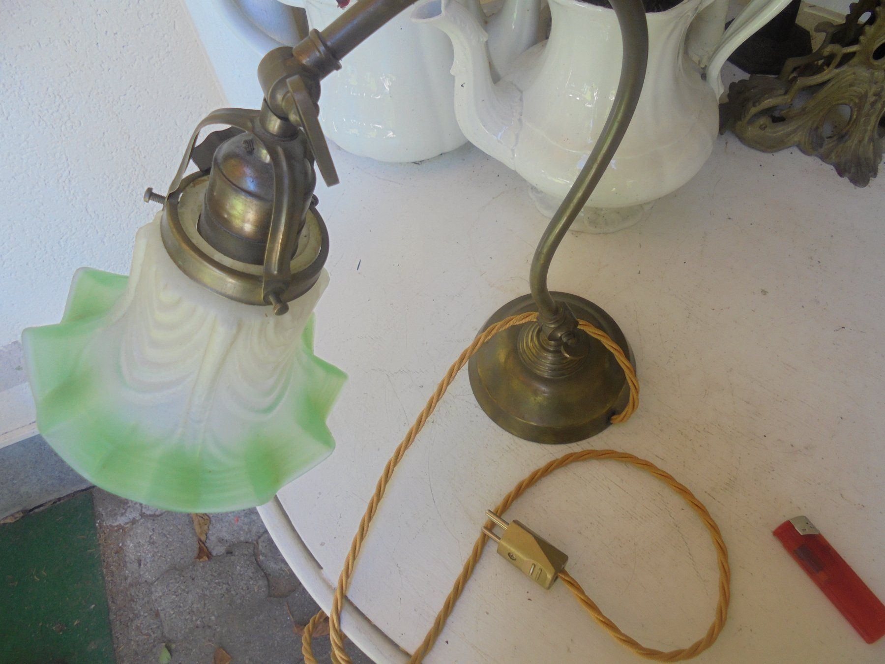 Lampen: <Antike Jugendstillampe ca. 1920 – Gebraucht aus Camorino von Hunpete 7