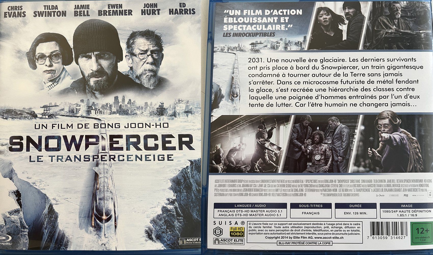 Tutti i DVDs: Blu-Ray Snowpiercer – Usato da Satigny venduto da carbone888