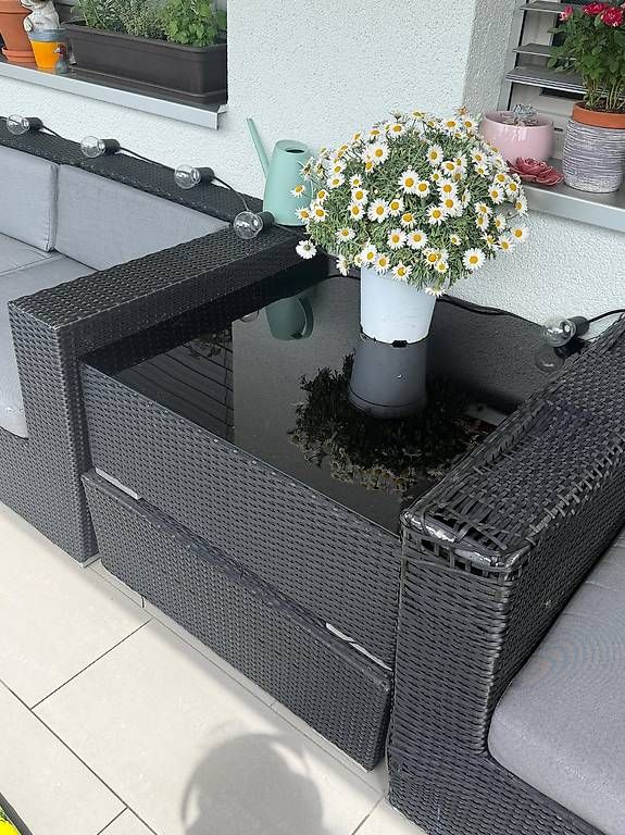 Divani: Gartenmöbel Sofa + Sitz + Tisch mit Polster - gratis – Usato da Reinach AG venduto da N54 2