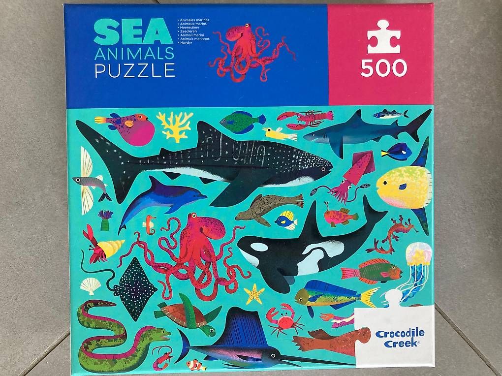 Puzzle: Puzzle Meerestiere 500 Teile – Usato da Oberglatt ZH venduto da Fischli085