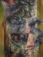 Handgemaltes Fantasy-Ölporträt auf Bestellung 