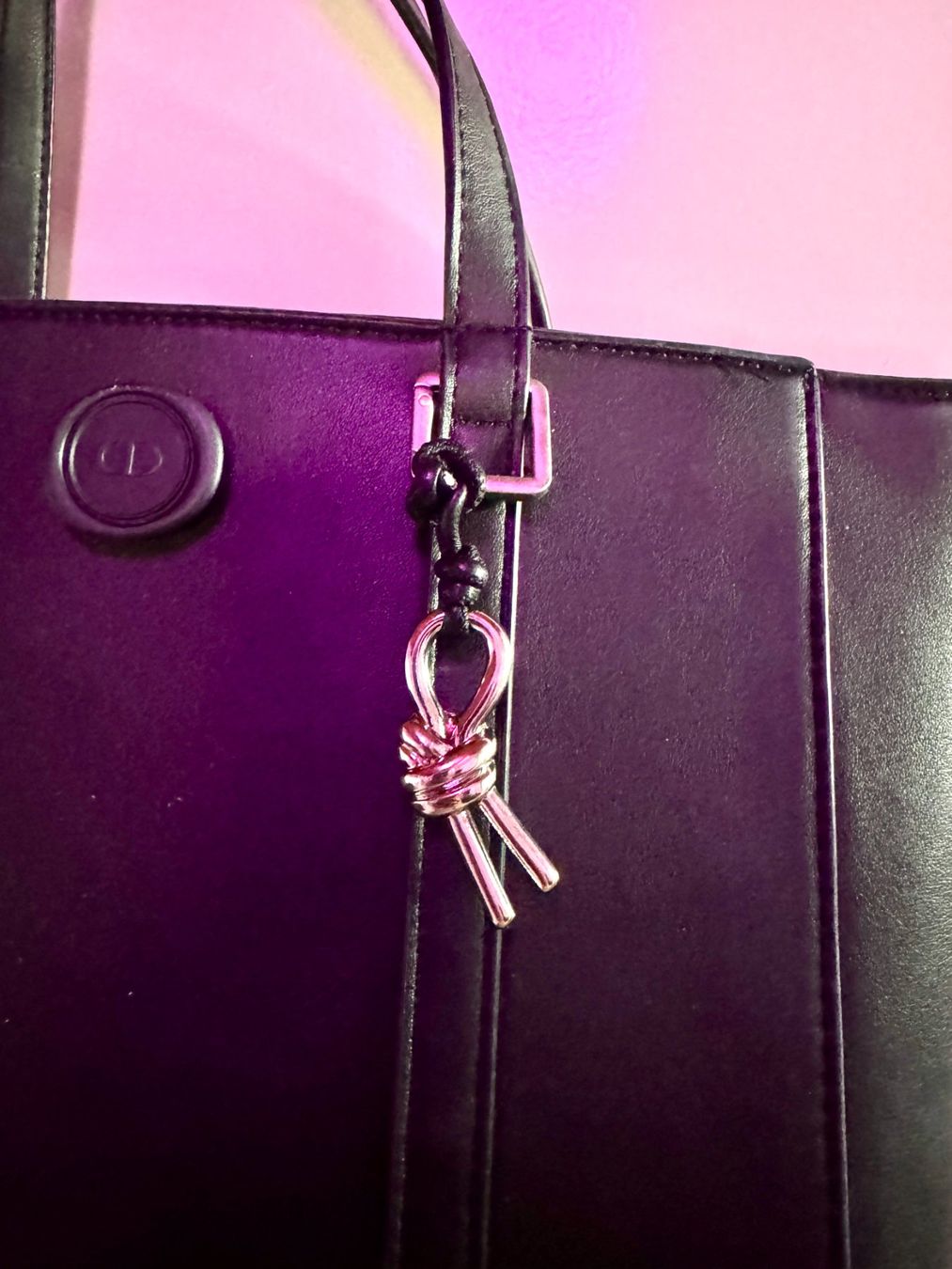 Anhänger: Metalschlaufe, bag charm, Anhänger – Gebraucht aus Schlieren von Edgar_k 1