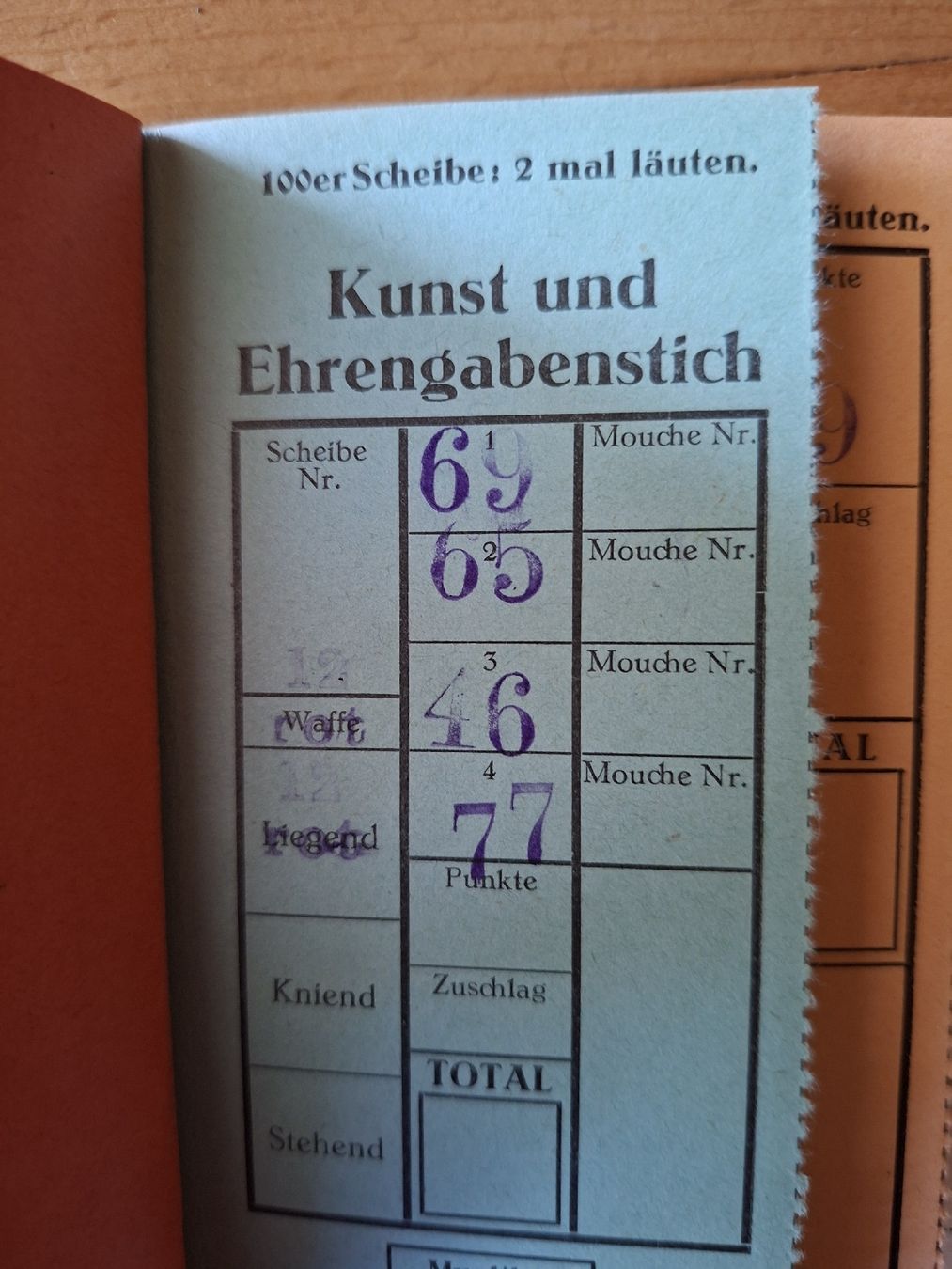 Documenti: Antikes Schiessbüchlein von 1929  – Usato da Schwanden Sigrisw venduto da len_9yqg 5
