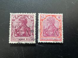 Deutsches Reich 1922  MiNr. 197-198  gest.  (5009)