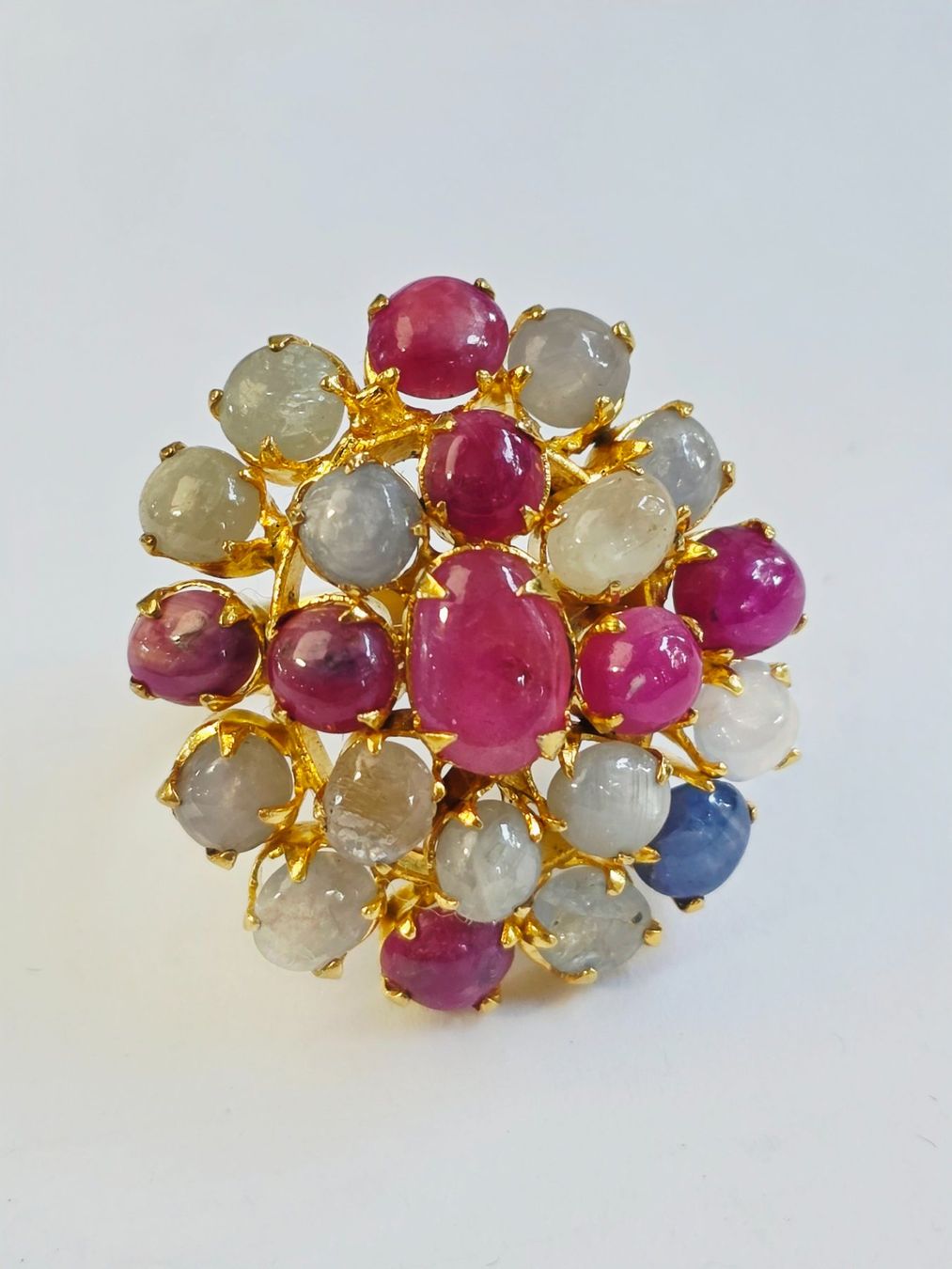 Ringe: Ring Rubine Safir bunte Steine – Neu (gemäss Beschreibung) aus Zürich von ben_mn5h