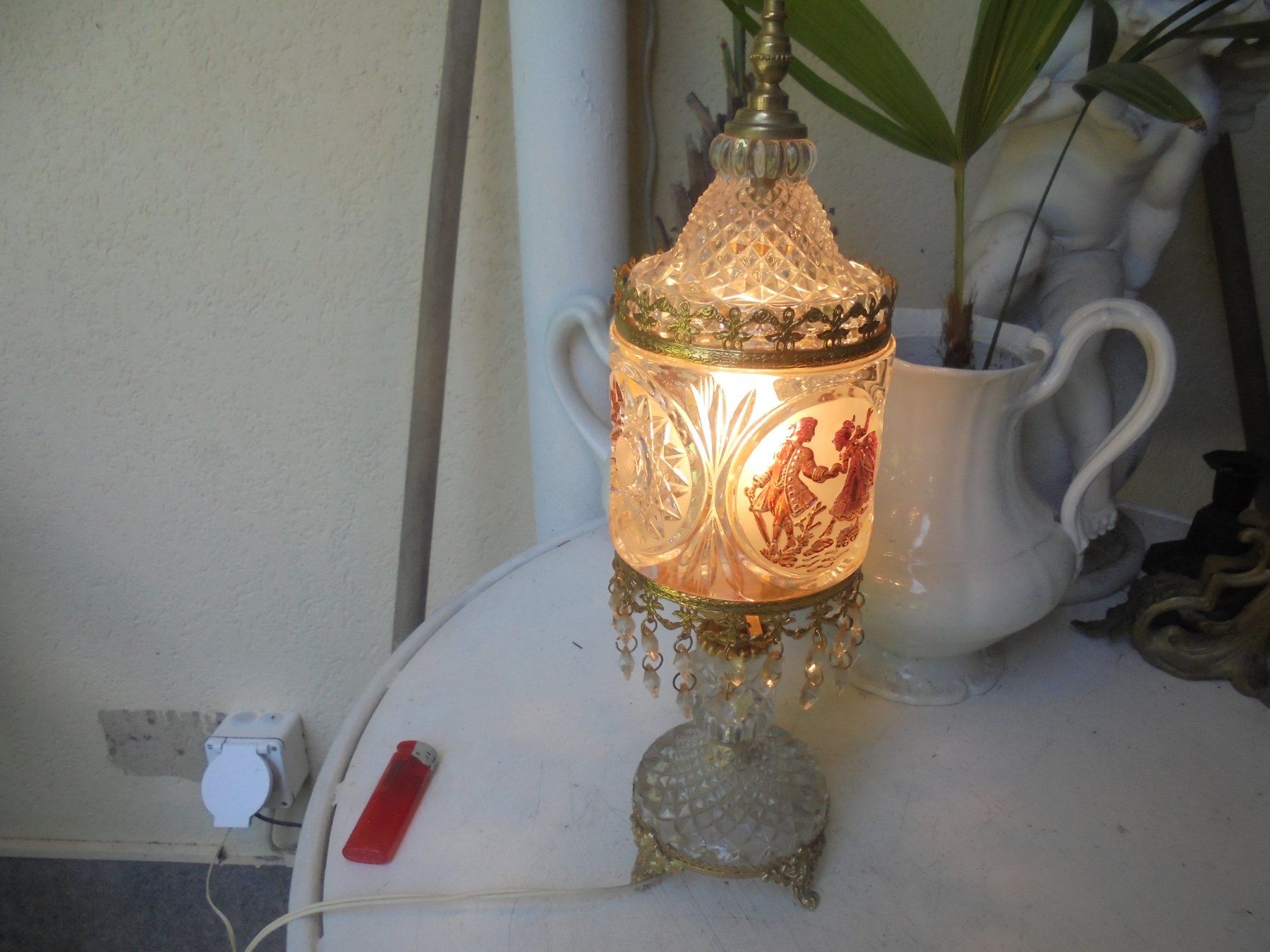 Lampade: Alte Tischlampe ca.1950 – Usato da Camorino venduto da Hunpete