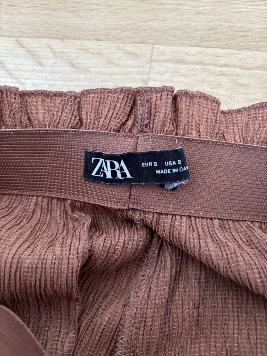Zara Pantaloni: Zara Braun Culotte Hose S – Usato da Fribourg venduto da dafral 1