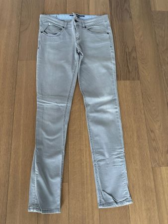 MARC O POLO Damen Skinny Jeans Denim Hose - Grau