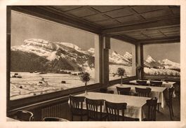 Wildhaus - Hotel Acker. Speisesaal