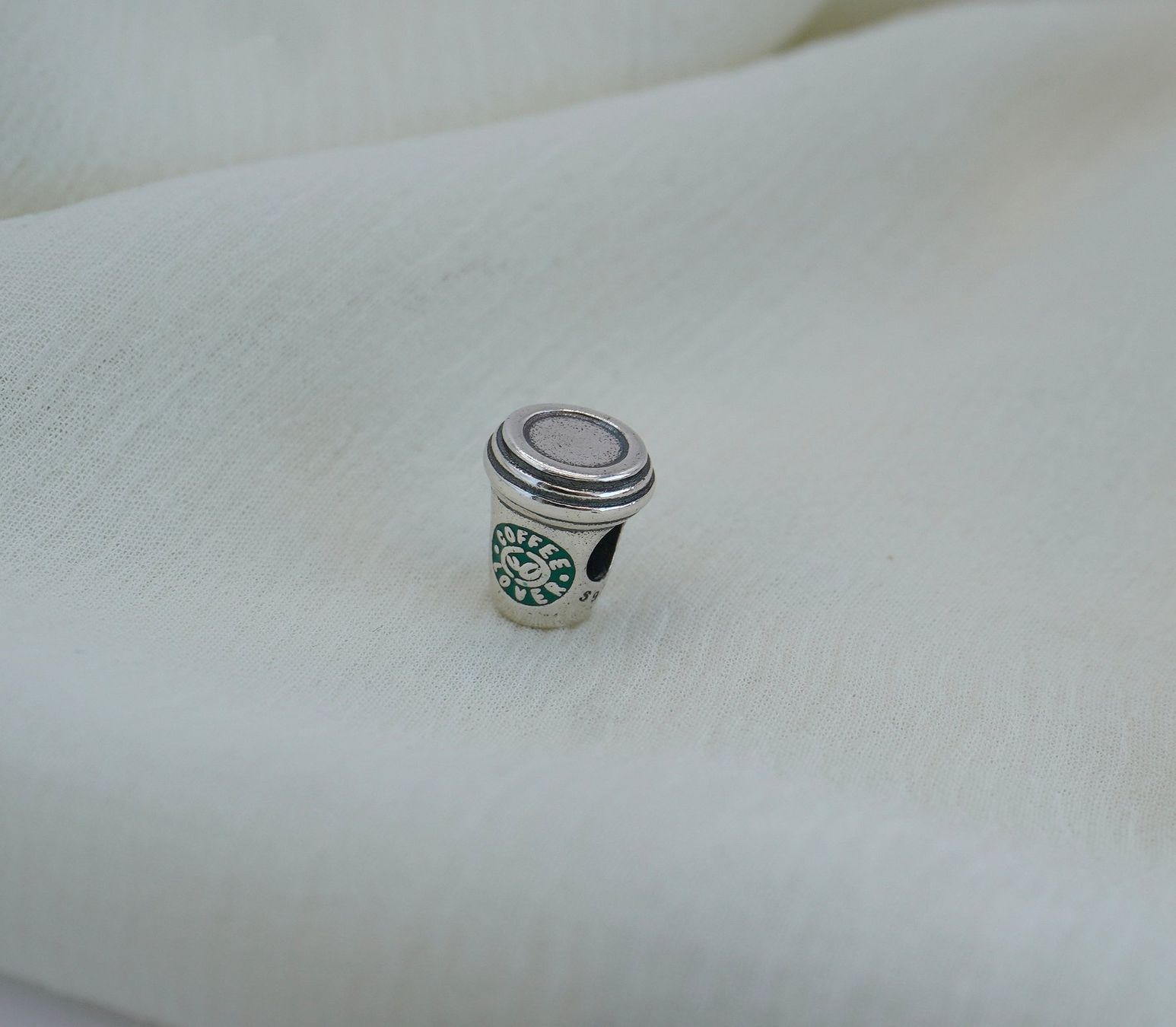 Ciondoli: Charm "Coffee lover" zu Pandora 925 Silber – Nuovo (secondo la descrizione) da Niederbüren venduto da Fidi5 1