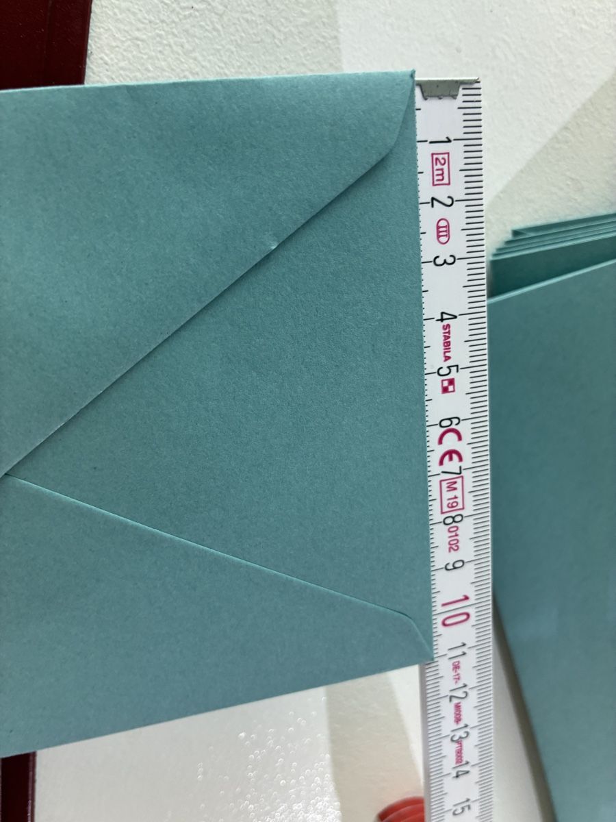 Buste & buste per spedizione: Titel: 40 Stück elegante blaue Geschenkuverts  – Nuovo e nell'imballaggio originale da St. Gallen venduto da jan_9rdj 4