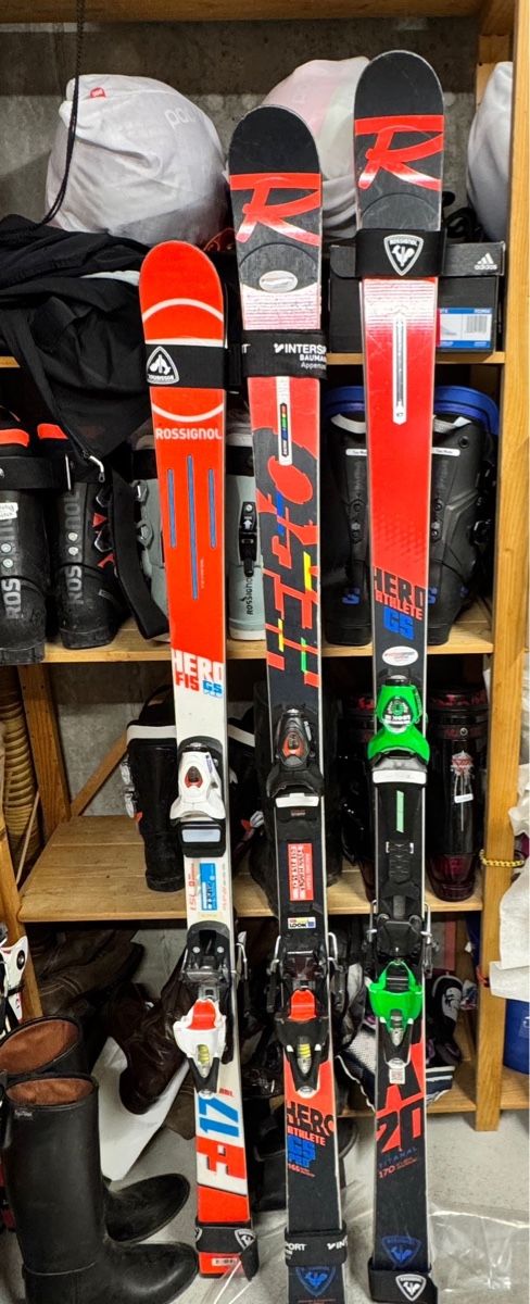 Rossignol Sci: Rossignol Hero GS Ski, 165 cm – Usato da Gais venduto da milou091