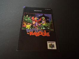 ANLEITUNG FÜR BANJO KAZOOIE NINTENDO 64