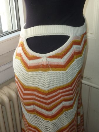 jupe longue style crochet coton M MOTHER d'été pour femme