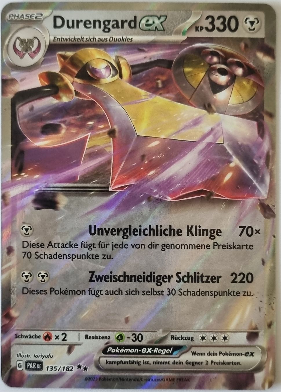 Pokémon Sammelbilder & Trading cards: Pokemon Durengard EX – Neu (gemäss Beschreibung) aus Oberbipp von ret_6hxb