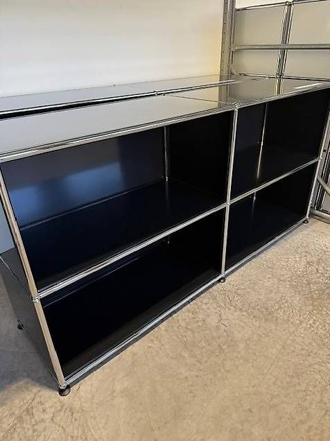 USM Scaffali: USM Haller Regal, schwarz NEU – Nuovo (secondo la descrizione) da Lenzburg venduto da Buerokonz