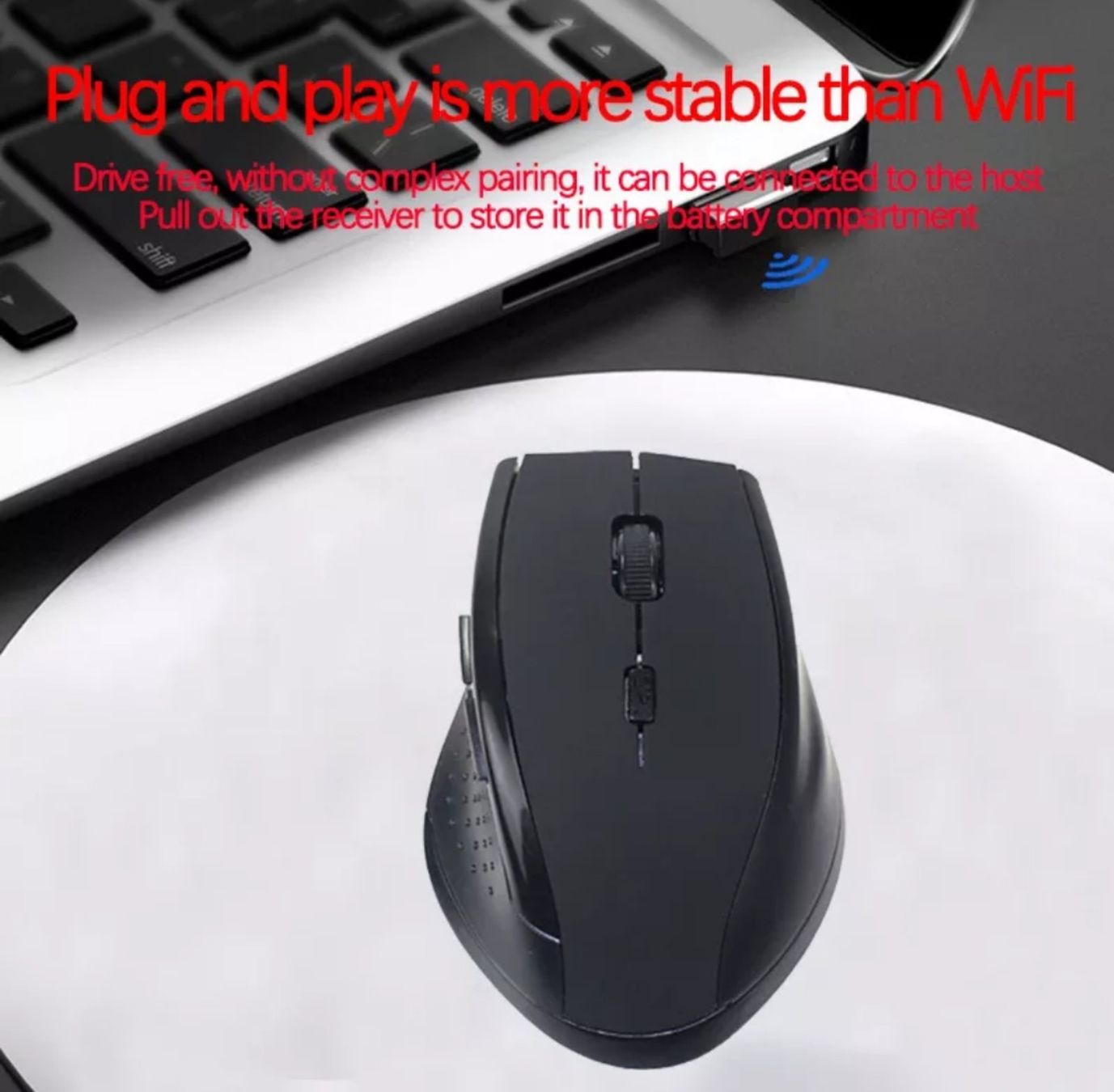 Mouse: Souris d'ordinateur sans fil. Kabellose Computermaus – Nuovo e nell'imballaggio originale da Eysins venduto da pro_7lnq 1