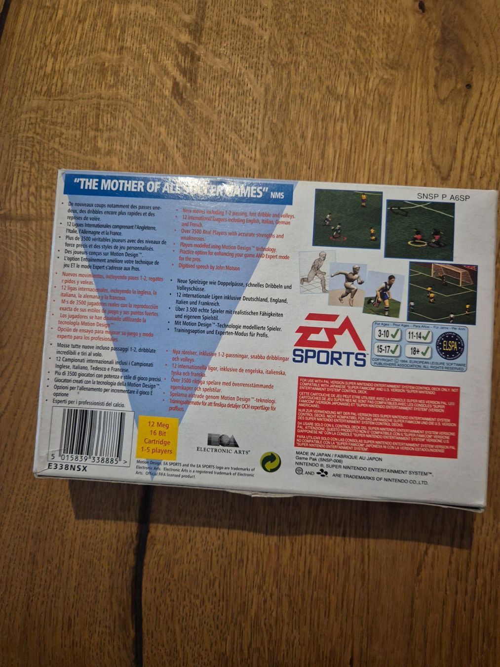 Nintendo Giochi: FIFA 96 Soccer SNES OVP – Usato da Pratteln venduto da RETRO1989 6