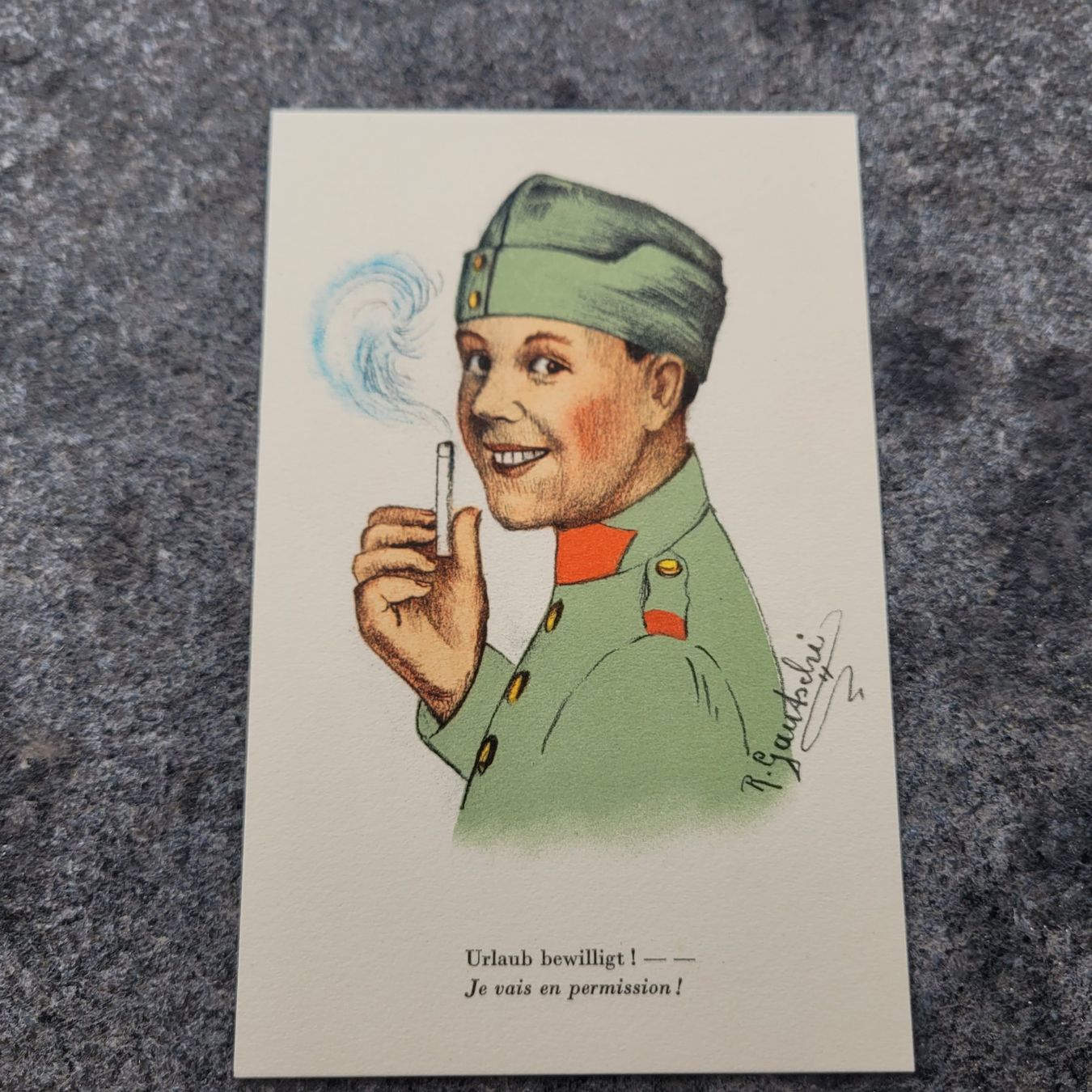 Cartoline postali: PostKarte AK Militär – Usato da Biel/Bienne venduto da Destockweb