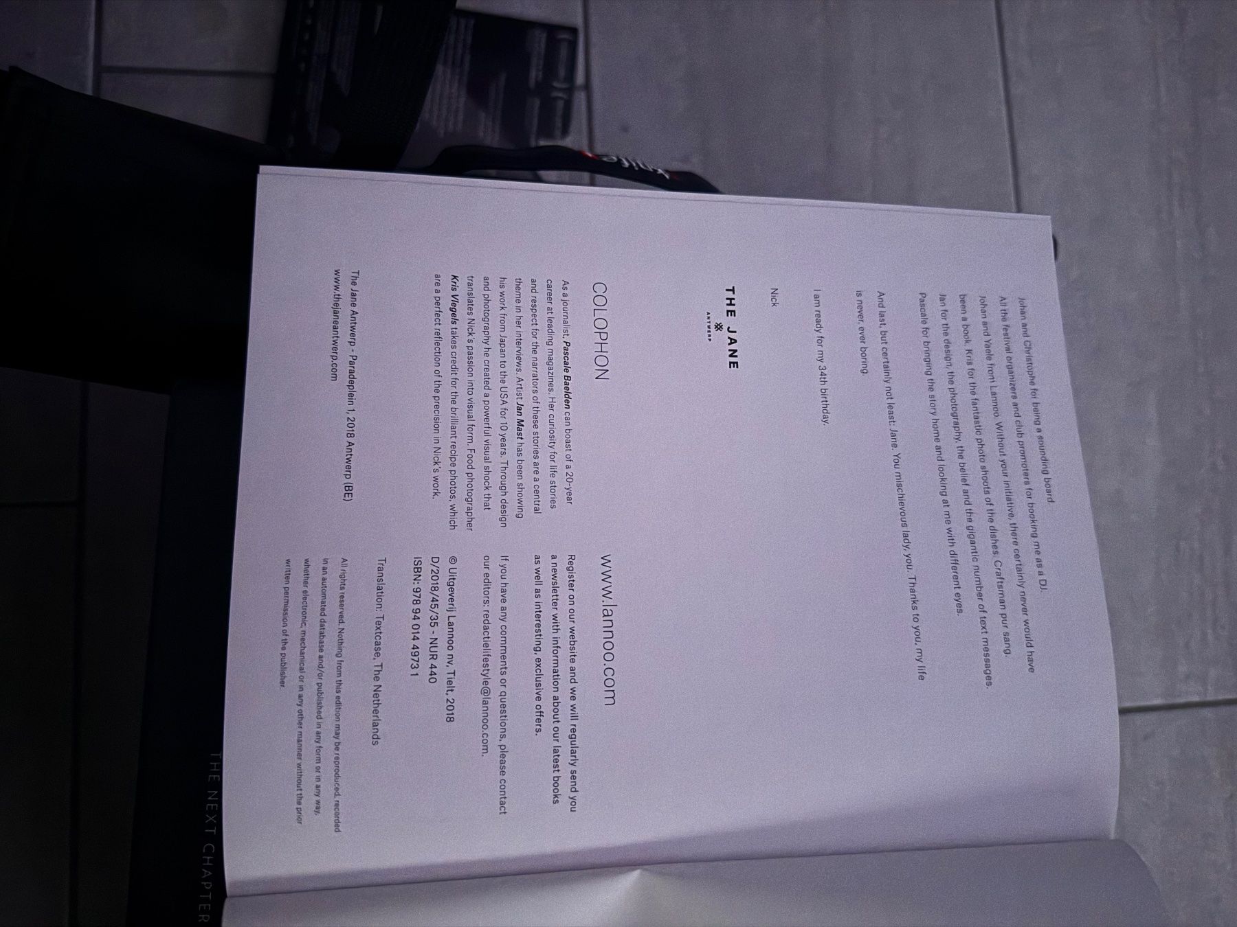 Bücher: 33 Nick Bril - The Jane – Neu (gemäss Beschreibung) aus Egliswil von Michel-Bucher 1