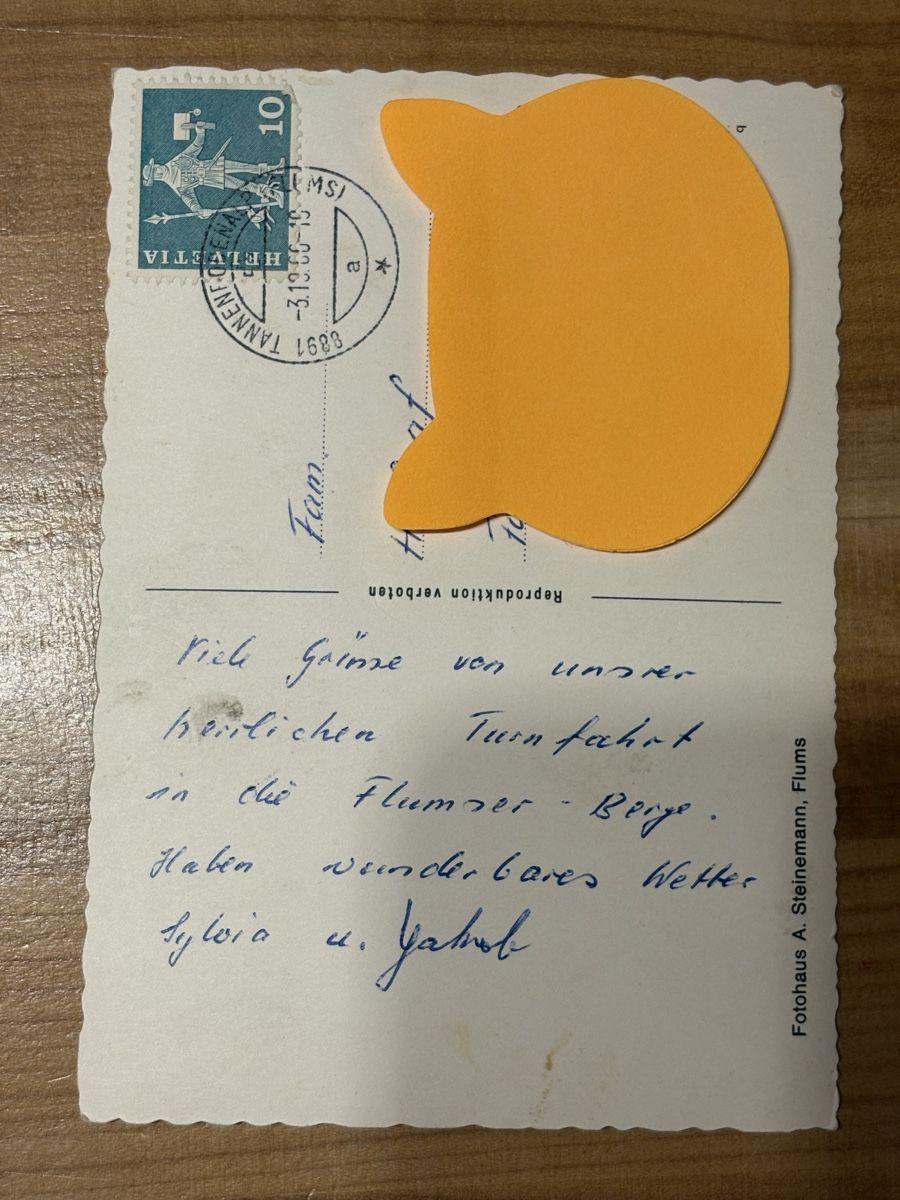 Cartoline postali: AK von Churfirsten / Walensee – Usato da Rümlang venduto da Kartenpost1 1