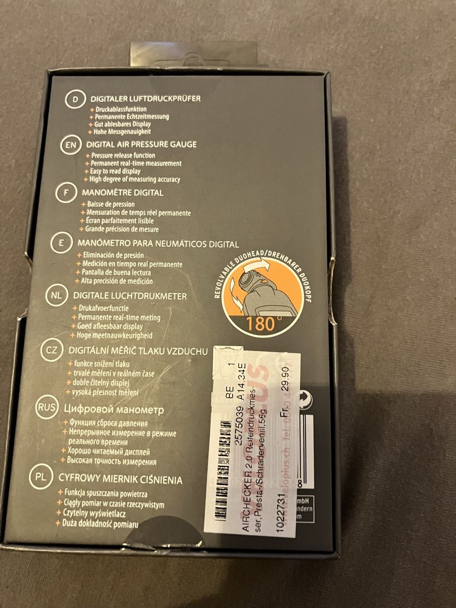 Messen: SKS Airchecker Manometer – Neu (gemäss Beschreibung) aus Schüpfen von Jefferson_95 1