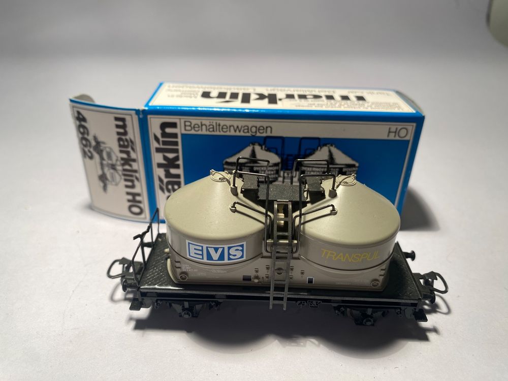 Märklin, Behälterwagen EVS grau 4662, AC-Achsen (Gebraucht) in Buchrain ...
