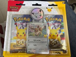 Pokémon 30th Celebration Eevee 2-Pack Blister English
