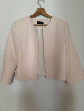 Caroll Jacke in zartem Rosé – Grösse 36