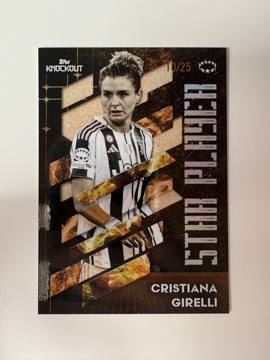 Topps Carte collezionabili: Topps Knockout UWCL Cristiana Girelli /25 – Nuovo (secondo la descrizione) da Kiesen venduto da jan_siegenthaler