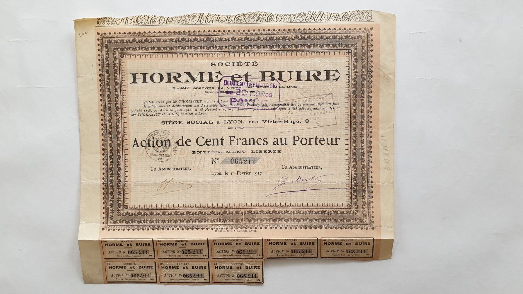 Documenti: Wertpapiere Frankreich. – Usato da Goldach venduto da armando_r 3