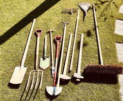 Gartengeräte Set 11-teilig mit Stiel gebraucht