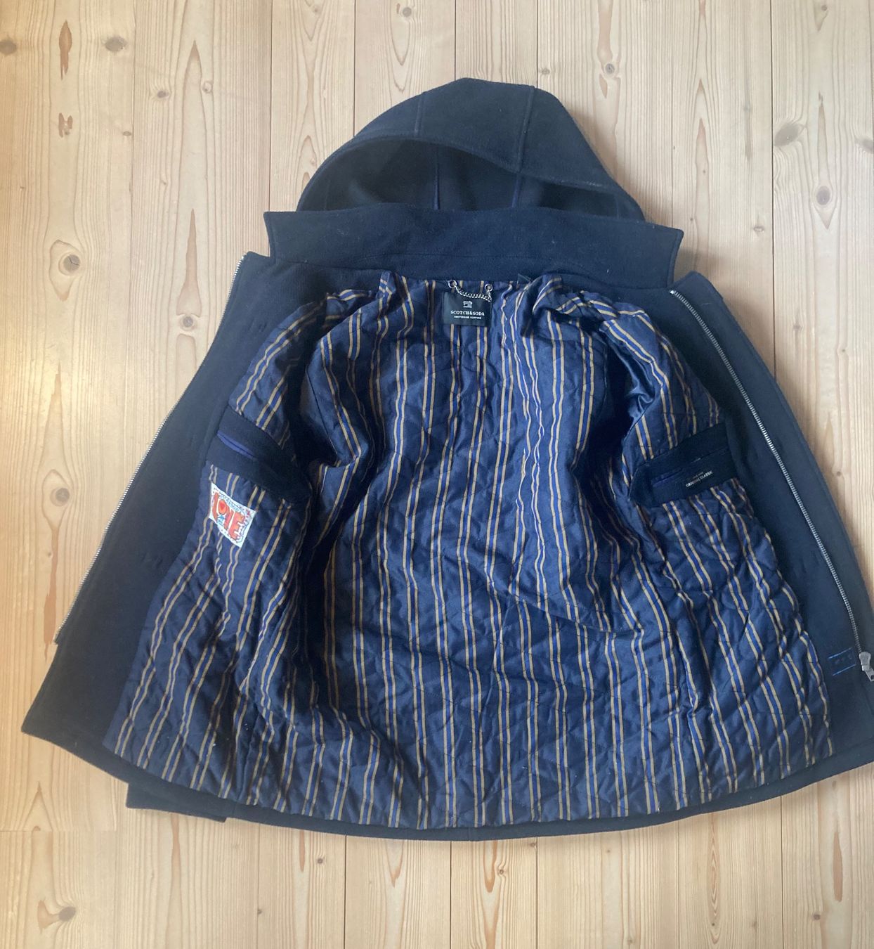 Maison Scotch Giacche: Dufflecoat navy Scotch & Soda – Usato da Sursee venduto da Auktion29 2