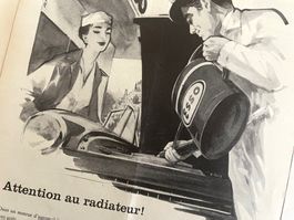 Esso - 3 alte Werbungen / Ancienne réclames 1958