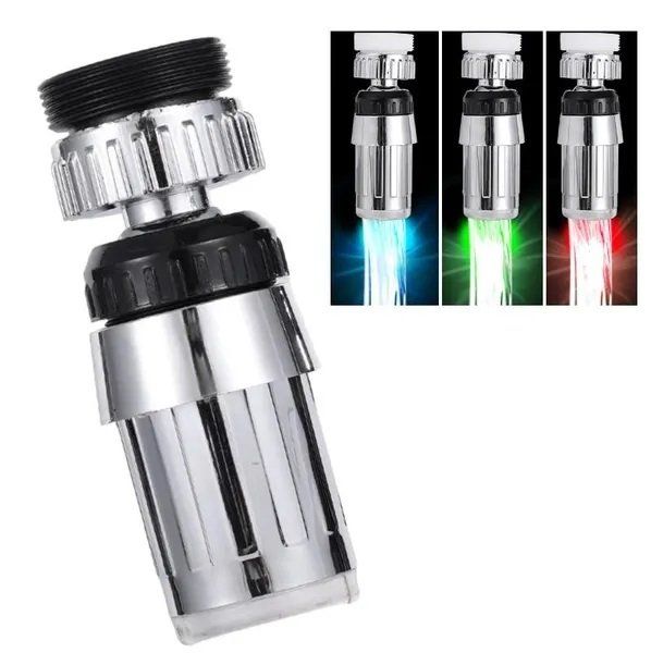 Xtralite Omni LED-Wasserhahn – 4 Stück, 7,5 Cm, USB-ladbar, 50 Lumen, Mit Timer & 3M-Klebestreifen