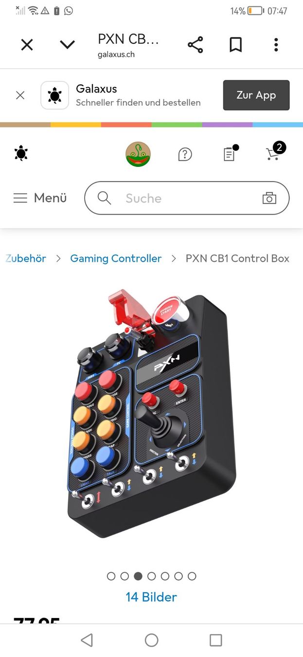 Controller: Simracing PXN BUTTONBOX – Usato da Altnau venduto da playboy 7