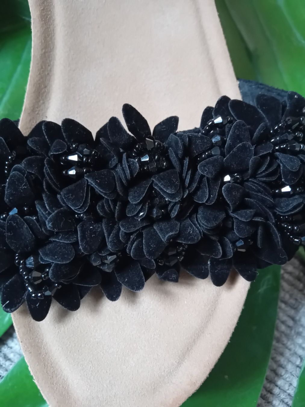 Scarpe da donna: Schwarze Keilsandalen mit Blumen Gr. 40 – Nuovo e nell'imballaggio originale da Rüthi (Rheintal) venduto da titlis07 1