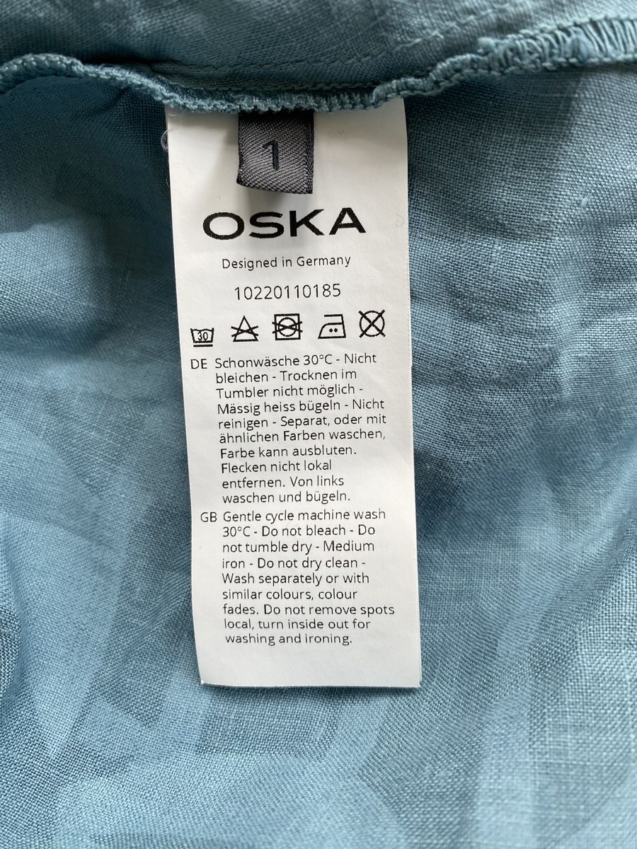 Oska Vestiti: Oska Kleid / 100% Leinen/ Gr. 38 – Usato da Balzers venduto da styleee 5
